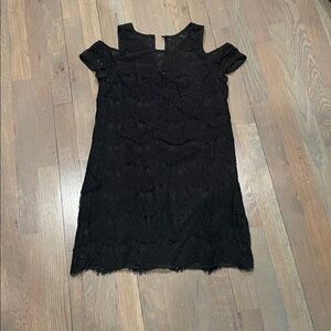 Monteau Black Lace Dress